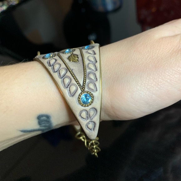 Vintage bracelet with blue diamonds💎 - Picture 6 of 7